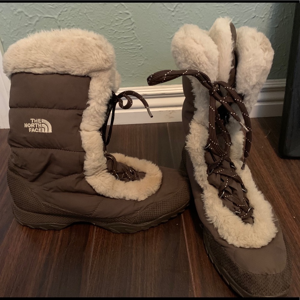 The north face nuptse boots